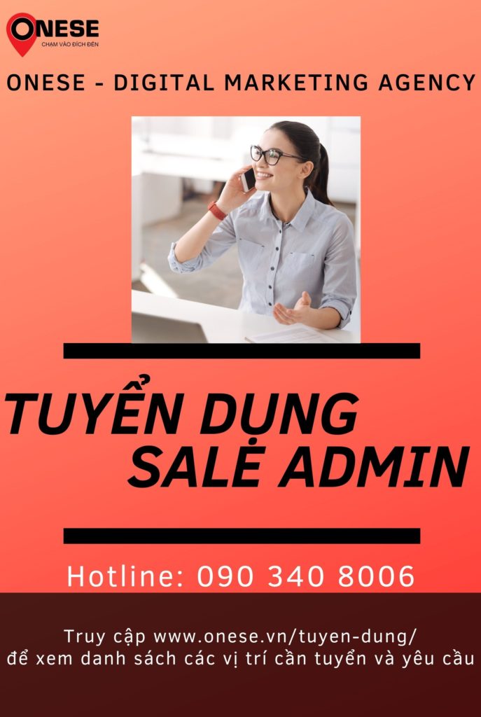 Tuyển dụng sale admin 2021