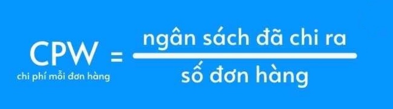 CPW – Chi phí cho mỗi đơn hàng
