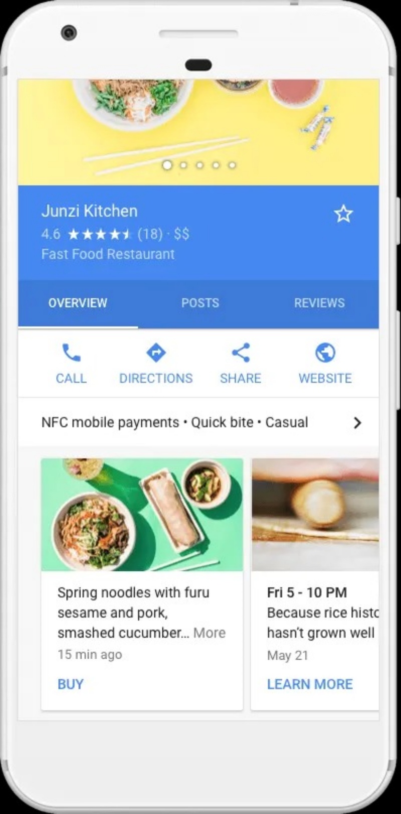 Google Posts là một trong những điểm hấp dẫn thu hút khách hàng truy cập khi tìm kiếm trên Google