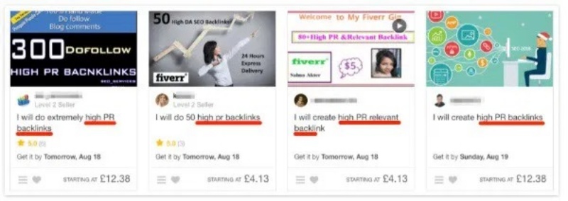 Thị trường mua bán pagerank giá cao là lý do google loại bỏ chỉ số này