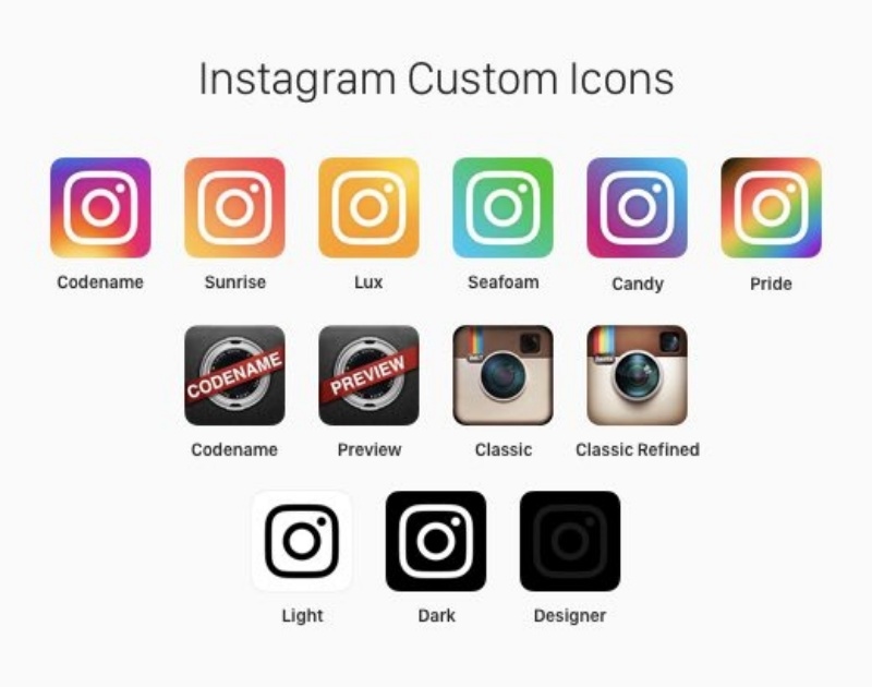 Instagram Icons là tính năng mới của Instagram