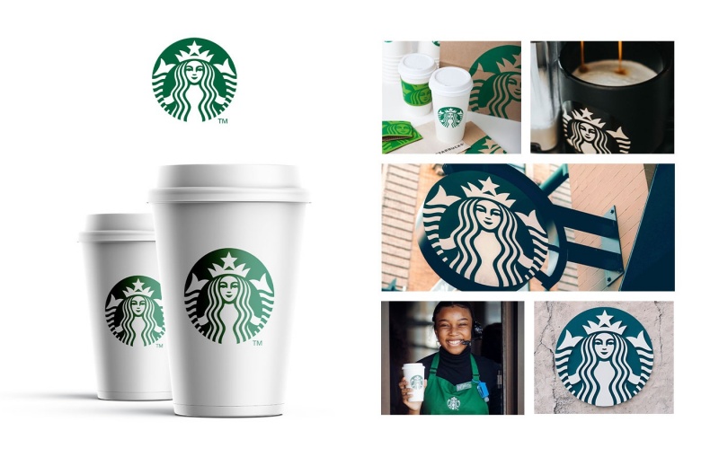 Logo, bao bì, hình ảnh ở các cửa hàng… đều được thiết kế thống nhất với hình ảnh nhận diện của thương hiệu Starbucks
