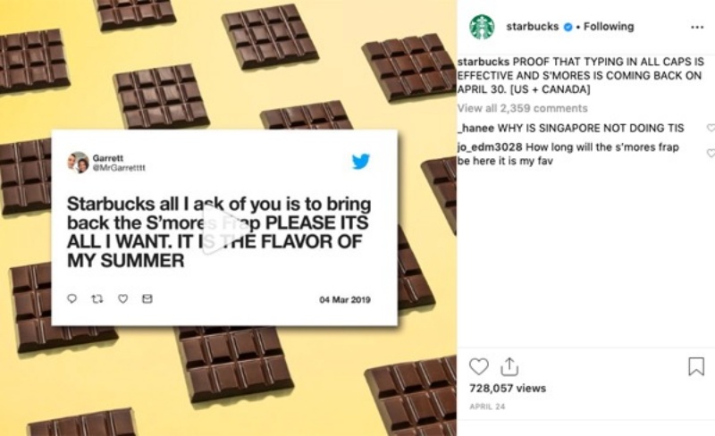 Nguồn: Starbucks trên Instagram