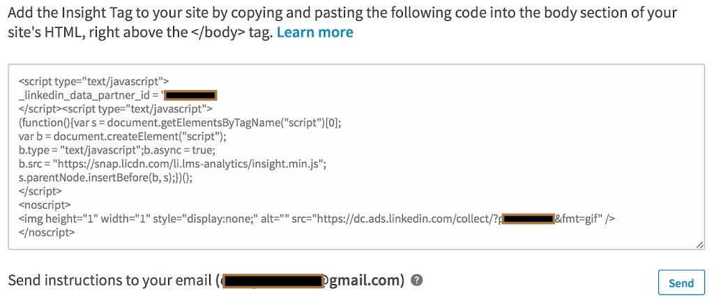 chay retargeting tren linkedin